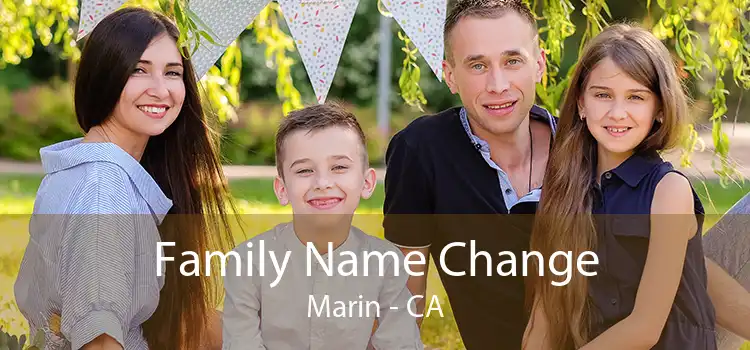Family Name Change Marin - CA