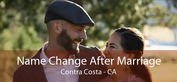 Name Change After Marriage Contra Costa - CA