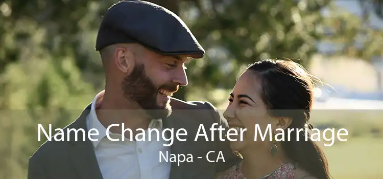 Name Change After Marriage Napa - CA