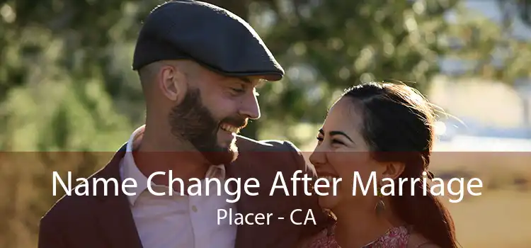 Name Change After Marriage Placer - CA