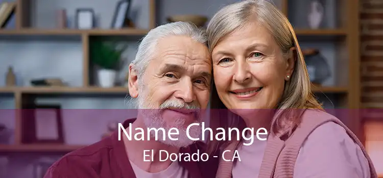 Name Change El Dorado - CA