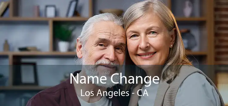 Name Change Los Angeles - CA