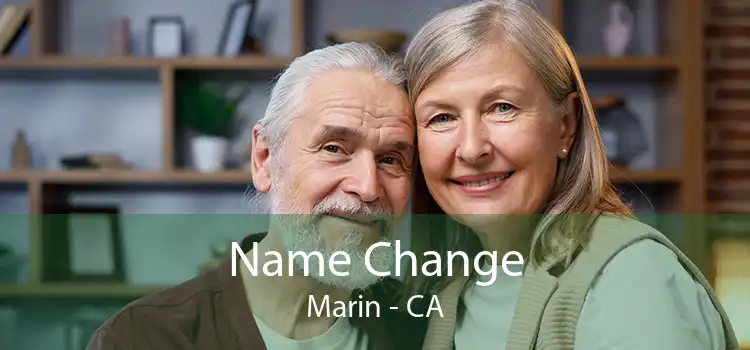 Name Change Marin - CA