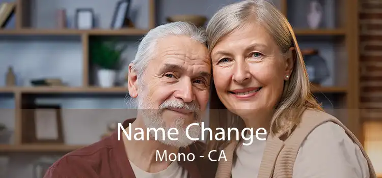 Name Change Mono - CA