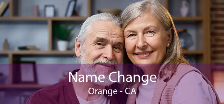 Name Change Orange - CA
