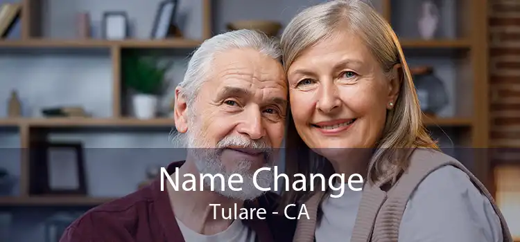 Name Change Tulare - CA